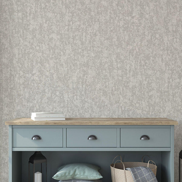 Gray Solid Color Modern Embossed Wallpaper, Plain Abstract Distressed Home Wall Decor - Adawall -Houston Wallpaper Store - Walcoverings, Curtains & Wall Panels