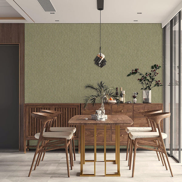 Green Diamond Shapes Wallpaper, Shiny 3D Deep Embossed Lines Stylish Modern Wallcovering - Adawall -Houston Wallpaper Store - Walcoverings, Curtains & Wall Panels