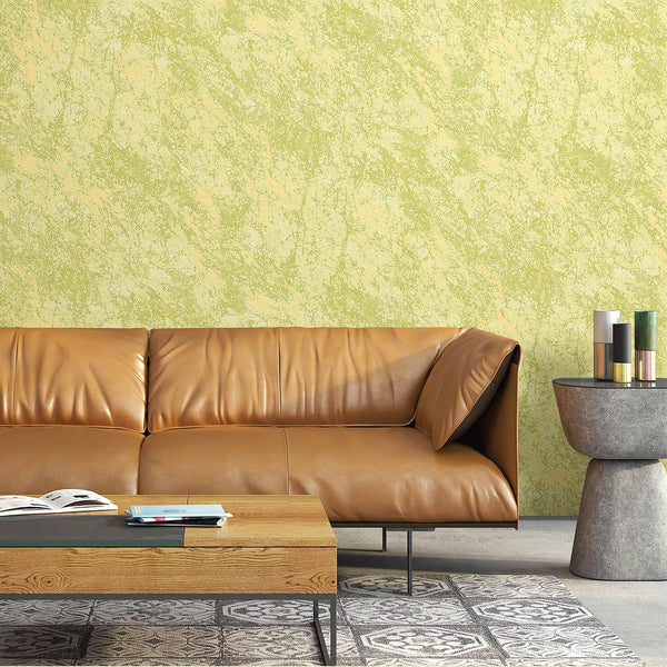 Green Modern Textured Distressed Wallpaper, Embossed Industrial Metallic Rustic Wallcovering - Adawall -Houston Wallpaper Store - Walcoverings, Curtains & Wall Panels