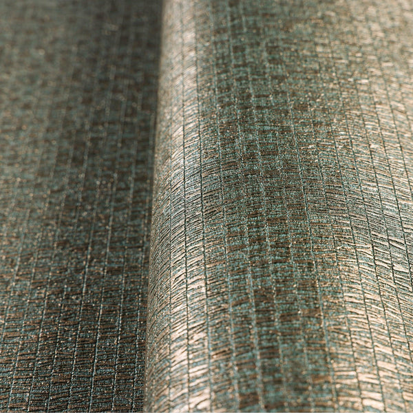 Green Shiny Metallic Modern Wallpaper, 3D Deep Embossed Abstract Geometric Patterns Wall Paper - Adawall -Houston Wallpaper Store - Walcoverings, Curtains & Wall Panels
