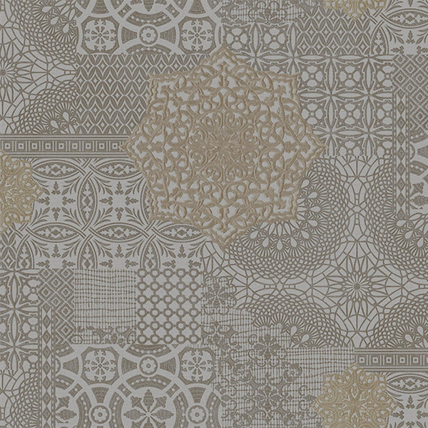 Grey ,Bronze Damask Quilted 3D Embossed wallpaper, Flocked Rich Textured Velvet Feel Luxury Wallcovering - Adawall -Houston Wallpaper Store - Walcoverings, Curtains & Wall Panels
