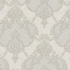 Italian Damask Embossed Wallpaper, Light Gray Sparkling Neutral Colors Luxury Wallcovering, 3D Textured, Non-Woven, Non-Pasted - Adawall -Houston Wallpaper Store - Walcoverings, Curtains & Wall Panels