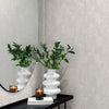 Ivory Distressed Solid Color Wallpaper, 3D Embossed Shiny Wallcovering, Weathered Effect - Adawall -Houston Wallpaper Store - Walcoverings, Curtains & Wall Panels