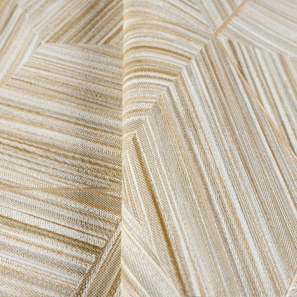 Large Hexagon Embossed Wallpaper, Cream Elegant Geometric Shapes Honeycomb Wallcovering, Large 114 sq ft Roll - Adawall -Houston Wallpaper Store - Walcoverings, Curtains & Wall Panels