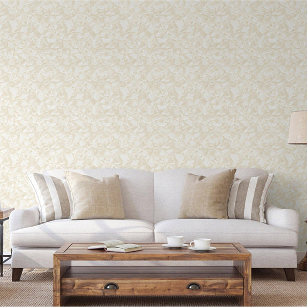 Light Beige Abstract Shimmering Wallpaper, Modern Luxury Sparkling Solid Color Wall Paper - Adawall -Houston Wallpaper Store - Walcoverings, Curtains & Wall Panels