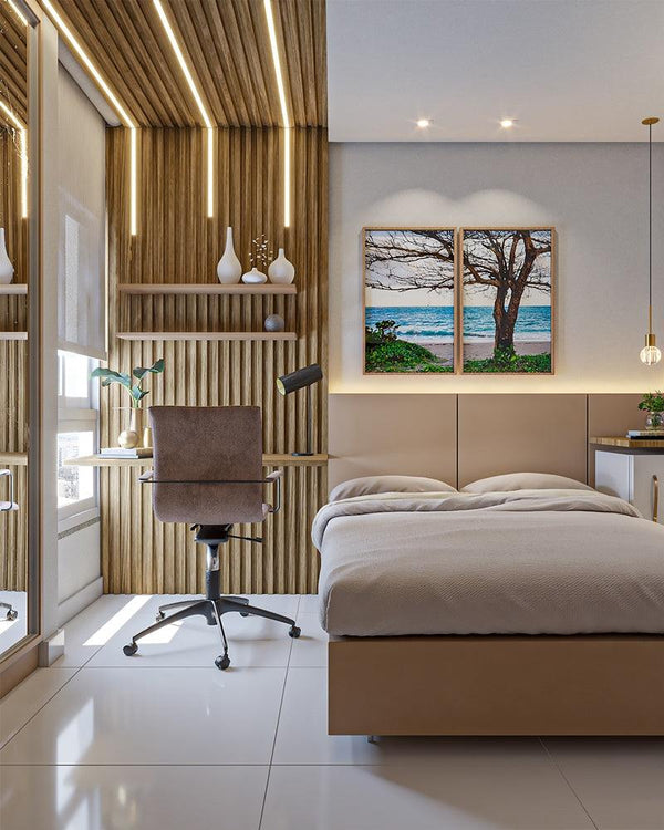 Light Brown Wall Panel, PS Wall Home Decoration Panel-Premium Quality - Adawall -Houston Wallpaper Store - Walcoverings, Curtains & Wall Panels