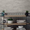 Light Gray Distressed Rustic 3D Embossed Wallpaper, Stylish Farmhouse Lodge Coutry Wallcovering - Adawall -Houston Wallpaper Store - Walcoverings, Curtains & Wall Panels