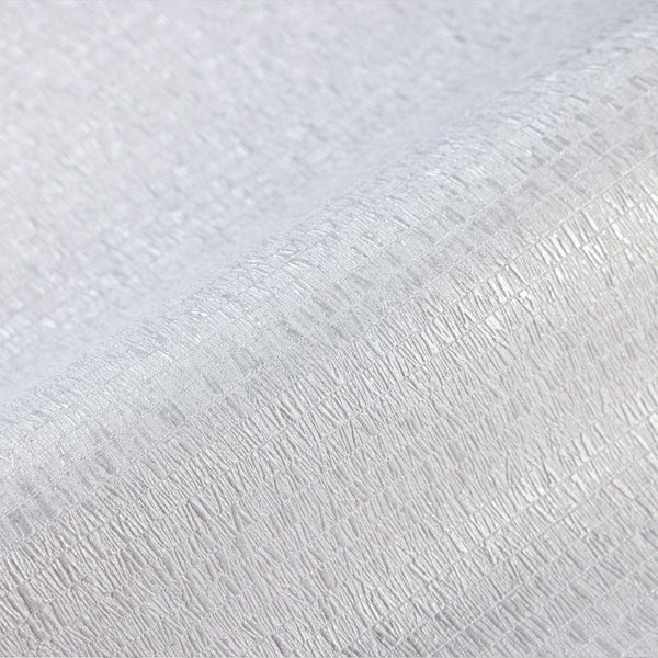 Light Silver Shiny Metallic Modern Wallpaper, 3D Deep Embossed Abstract Geometric Patterns Wall Paper - Adawall -Houston Wallpaper Store - Walcoverings, Curtains & Wall Panels