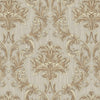 Luxury Damask Embossed Wallpaper, Light Brown 3D Textured Wallcovering, Traditional, Extra Large 114 sq ft Roll, Stylish Wallpaper, Luxury Floral - Adawall -Houston Wallpaper Store - Walcoverings, Curtains & Wall Panels