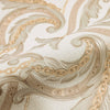 Luxury Deep Embossed Damask Wallpaper, Cream, Silver, Home & Commercial Use Decorative Wallcovering, Washable, Sturdy - Adawall -Houston Wallpaper Store - Walcoverings, Curtains & Wall Panels