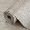 Modern Dark Beige Embossed Wallpaper, Shiny Neutral 3D Linen Textured, Wallcovering, Traditional, Extra Large 114 sq ft Roll, Fabric - Adawall -Houston Wallpaper Store - Walcoverings, Curtains & Wall Panels