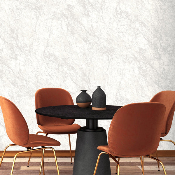 Modern Textured Distressed Wallpaper, Off-White Embossed Industrial Metallic Rustic Wallcovering - Adawall -Houston Wallpaper Store - Walcoverings, Curtains & Wall Panels