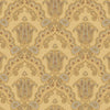 Modern Yellow Damask Wallpaper, Home Wall Decor, Aesthetic Wallpaper, Textured Wallcovering Non-Adhesive and Non-Peel and Stick - Adawall -Houston Wallpaper Store - Walcoverings, Curtains & Wall Panels