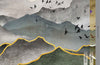 Mountain Scenic Wall Mural, Green Nature Wallpaper, Custom Size Wall Covering, Non-Woven, Non-Pasted, Removable, Washable, Extra Large Bird Art - Adawall -Houston Wallpaper Store - Walcoverings, Curtains & Wall Panels