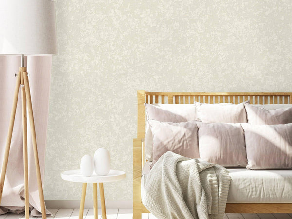 Off White 3D Embossed Distressed Wallpaper, Light Neutral Colors Non-Pasted Worn Texture Wall Paper - Adawall -Houston Wallpaper Store - Walcoverings, Curtains & Wall Panels
