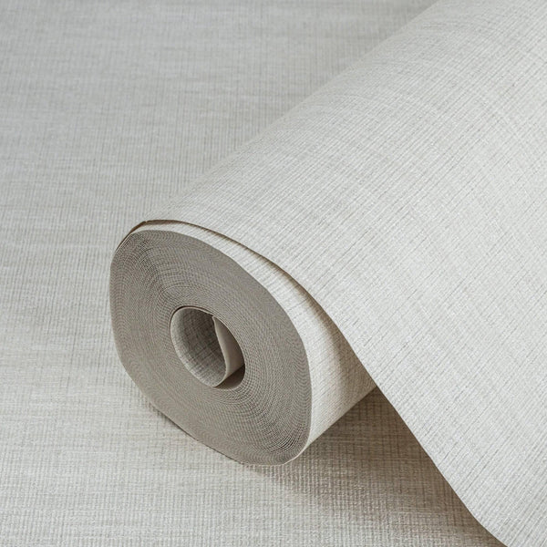 Off White 3D Embossed Modern Wallpaper, Subtle Neutral Colors Light Striped Design Wallcovering - Adawall -Houston Wallpaper Store - Walcoverings, Curtains & Wall Panels