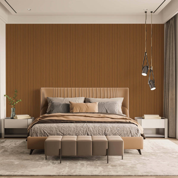 PS Gold Wood Grain Wall Panel, PS Wall Home Decoration Panel-Premium Quality - Adawall -Houston Wallpaper Store - Walcoverings, Curtains & Wall Panels