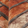 Realistic Embossed Brick Wallpaper, Red, Orange Chevron Pattern Stone Wall Decor, Home Commercial Use Textured Wallcovering - Adawall -Houston Wallpaper Store - Walcoverings, Curtains & Wall Panels