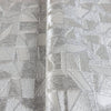 Shimmering Geometric Shapes Wallpaper, Silver Deep Embossed Asymmetrical Design Wallcovering - Adawall -Houston Wallpaper Store - Walcoverings, Curtains & Wall Panels