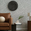 Shimmering Geometric Shapes Wallpaper, Silver Deep Embossed Asymmetrical Design Wallcovering - Adawall -Houston Wallpaper Store - Walcoverings, Curtains & Wall Panels