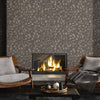 Shimmering Geometric Shapes Wallpaper, Tan, Gray Deep Embossed Asymmetrical Design Wallcovering - Adawall -Houston Wallpaper Store - Walcoverings, Curtains & Wall Panels