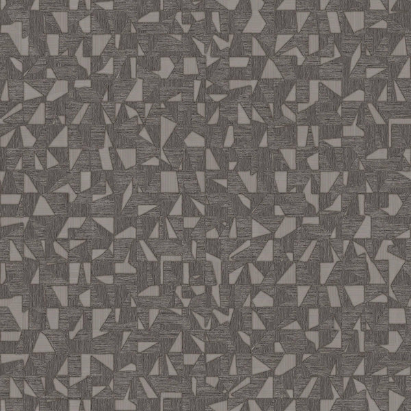 Shimmering Geometric Shapes Wallpaper, Tan, Gray Deep Embossed Asymmetrical Design Wallcovering - Adawall -Houston Wallpaper Store - Walcoverings, Curtains & Wall Panels