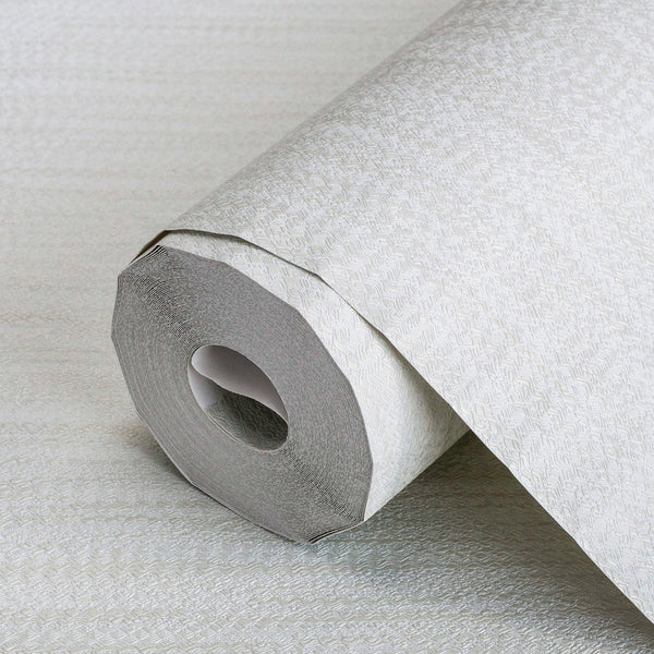 Shiny 3D Embossed Striped Wallpaper, Light Gray Plain Color Textured Wall Paper - Adawall -Houston Wallpaper Store - Walcoverings, Curtains & Wall Panels