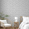 Silver Abstract Shimmering Wallpaper, Modern Luxury Sparkling Solid Color Wall Paper - Adawall -Houston Wallpaper Store - Walcoverings, Curtains & Wall Panels