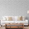 Silver Abstract Shimmering Wallpaper, Modern Luxury Sparkling Solid Color Wall Paper - Adawall -Houston Wallpaper Store - Walcoverings, Curtains & Wall Panels