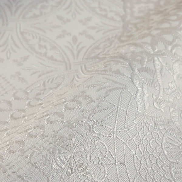 Silver Damask Quilted 3D Embossed wallpaper, Flocked Rich Textured Velvet Feel Luxury Wallcovering - Adawall -Houston Wallpaper Store - Walcoverings, Curtains & Wall Panels