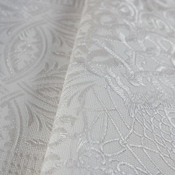 Silver Damask Quilted 3D Embossed wallpaper, Flocked Rich Textured Velvet Feel Luxury Wallcovering - Adawall -Houston Wallpaper Store - Walcoverings, Curtains & Wall Panels