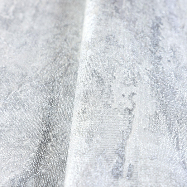 Silver Distressed Metallic Embossed Wallpaper, Shiny Rustic Industrial Modern Wallcovering - Adawall -Houston Wallpaper Store - Walcoverings, Curtains & Wall Panels