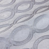 Silver Geometric Chain Pattern Wallpaper, Deep Embossed Stylish Sparkling Luxury Design - Adawall -Houston Wallpaper Store - Walcoverings, Curtains & Wall Panels