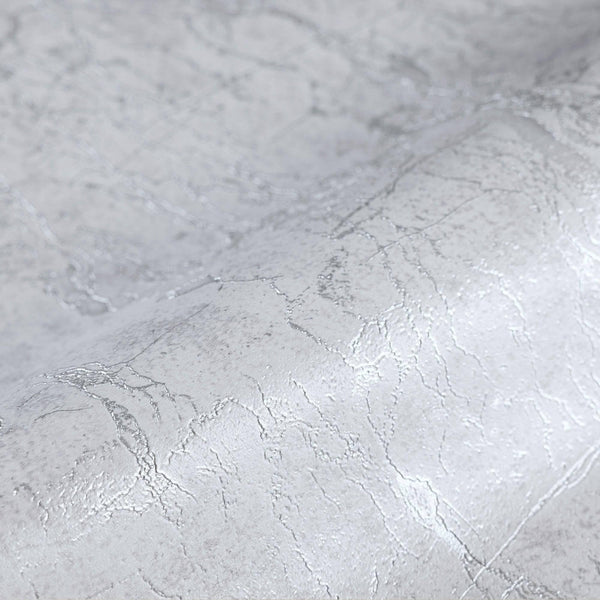 Silver Luxury Leather Look Faux Wallpaper, 3D Embossed textured, Metallic rustic Patterns Decor - Adawall -Houston Wallpaper Store - Walcoverings, Curtains & Wall Panels