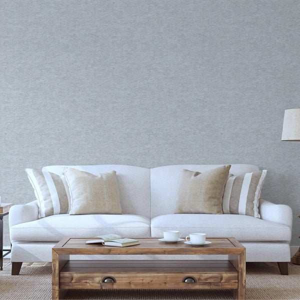 Silver Luxury Leather Look Faux Wallpaper, 3D Embossed textured, Metallic rustic Patterns Decor - Adawall -Houston Wallpaper Store - Walcoverings, Curtains & Wall Panels