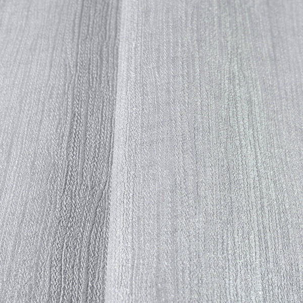 Silver Modern Stripped Pattern Wallpaper, Embossed 3D Textured Neutral Colors Abstract Wallcovering - Adawall -Houston Wallpaper Store - Walcoverings, Curtains & Wall Panels
