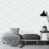 Silver Modern Textured Distressed Wallpaper, Embossed Industrial Metallic Rustic Wallcovering - Adawall -Houston Wallpaper Store - Walcoverings, Curtains & Wall Panels