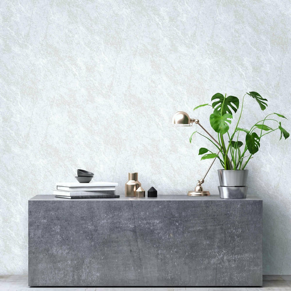 Silver Modern Textured Distressed Wallpaper, Embossed Industrial Metallic Rustic Wallcovering - Adawall -Houston Wallpaper Store - Walcoverings, Curtains & Wall Panels