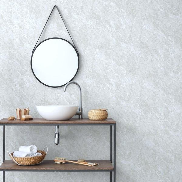Silver Modern Textured Distressed Wallpaper, Embossed Industrial Metallic Rustic Wallcovering - Adawall -Houston Wallpaper Store - Walcoverings, Curtains & Wall Panels