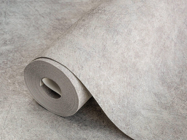 Silver Timeless Distressed 3D Embossed Wallpaper, Stylish Metallic Neutral Colors Wallcovering - Adawall -Houston Wallpaper Store - Walcoverings, Curtains & Wall Panels