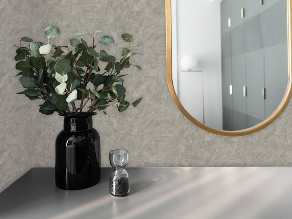 Silver Timeless Distressed 3D Embossed Wallpaper, Stylish Metallic Neutral Colors Wallcovering - Adawall -Houston Wallpaper Store - Walcoverings, Curtains & Wall Panels