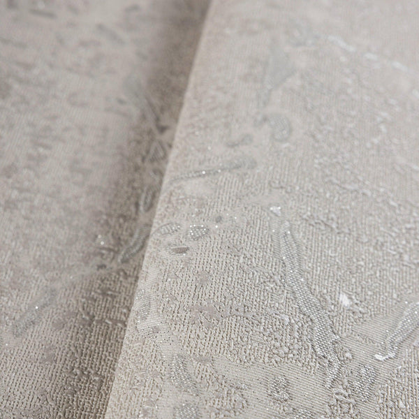 Sleek Abstract Embossed Wallpaper, Light Gray Rich Textured Plain Modern Shimmering Wall Decor, Non-Woven Wallcovering - Adawall -Houston Wallpaper Store - Walcoverings, Curtains & Wall Panels