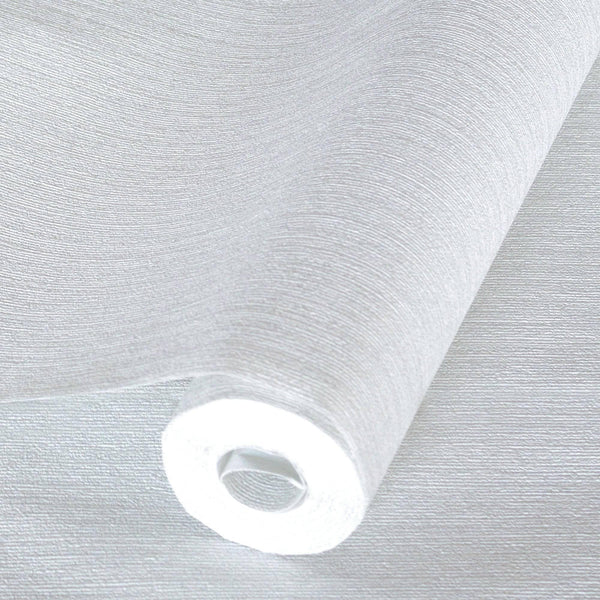 Solid Color Embossed Modern Wallpaper, Light Gray, Neutral Colors Contemporary Textured Wallcovering, Durable 114 sq ft Roll - Adawall -Houston Wallpaper Store - Walcoverings, Curtains & Wall Panels
