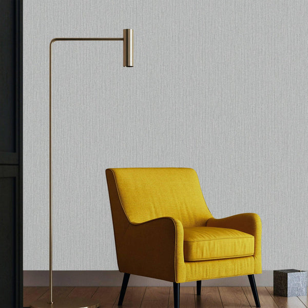 Solid Color Embossed Modern Wallpaper, Light Gray, Neutral Colors Contemporary Textured Wallcovering, Durable 114 sq ft Roll - Adawall -Houston Wallpaper Store - Walcoverings, Curtains & Wall Panels