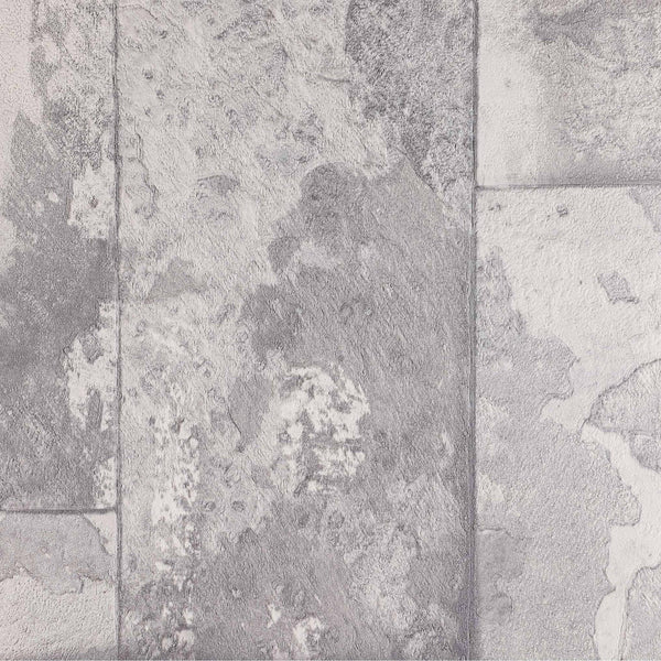 Stylish Rusted Gray Stone Metallic Wallpaper, Realistic 3D Embossed Industrial Wall Decor, Aesthetic Wallcovering - Adawall -Houston Wallpaper Store - Walcoverings, Curtains & Wall Panels