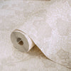 Super Durable Light Gray Flowered Embossed Wallpaper,Home Wall Decor, Aesthetic Wallpaper,Textured Wallcovering Non-Adhesive- 41.7”W X 393”H - Adawall -Houston Wallpaper Store - Walcoverings, Curtains & Wall Panels