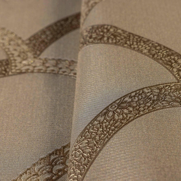 Tan Luxury Fish Scale Deep Embossed Wallpaper, 3D Textured Lace Patterns, Thick Wallcovering - Adawall -Houston Wallpaper Store - Walcoverings, Curtains & Wall Panels