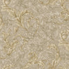Textured Flowered Beige Gold Embossed Wallpaper, Home Wall Decor, Aesthetic Wallpaper, Textured Wallcovering Non-Adhesive- 41.7”W X 393”H - Adawall -Houston Wallpaper Store - Walcoverings, Curtains & Wall Panels