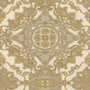 Timeless Design 3D Embossed Damask Wallpaper, Gold, Cream Luxury Velvet Feeling Wallcovering, Large 114 sq ft Roll - Adawall -Houston Wallpaper Store - Walcoverings, Curtains & Wall Panels