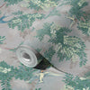 Tree Leaves Wall Mural, Birds Chinoiserie Wallpaper, Green Oversized Botanical Custom Size Wall Paper, Non-Woven, Modern Wall Art, Non-Pasted, Removable - Adawall -Houston Wallpaper Store - Walcoverings, Curtains & Wall Panels
